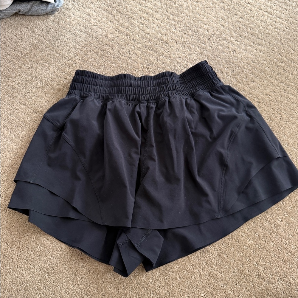 Lululemon Shake It Out Short In Black